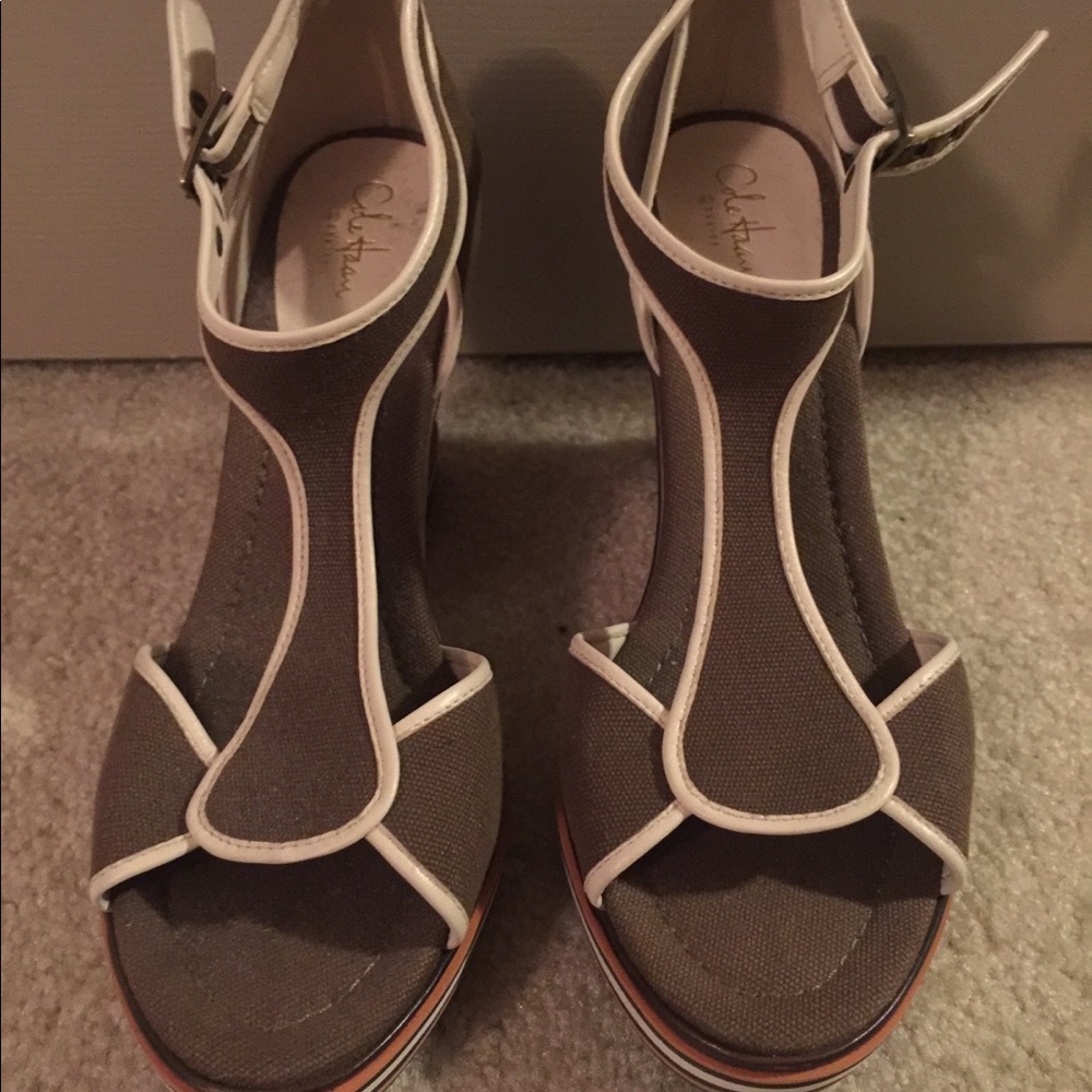 Cole haan Nike air t strap wedge